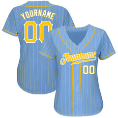 Custom Button Down Baseball Jersey with Custom Name Number for Friends and Families