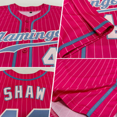 Custom Button Down Baseball Jersey Stitched Printed for Cheer Squad