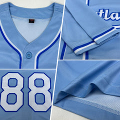 Custom Baseball Team Uniform with Custom Name Number