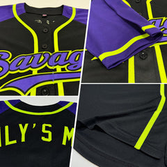 Custom Baseball Team Uniform with Player Name and Number