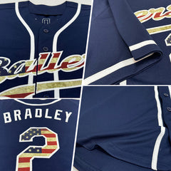 Classic Custom Baseball Jersey Shirt with Name and Number