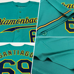 Stitched Printed Personalized Baseball Shirt with Custom Name Number