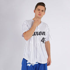 Custom Baseball Jersey with Custom Name Number for School Team Outfit