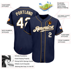 Custom Baseball Jersey Shirt with Player Name and Number for School Teams