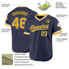 Custom Baseball Team Uniform with Player Name and Number Stitched Printed Name Number