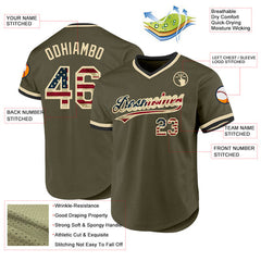 Custom Button Down Baseball Jersey with Player Name and Number