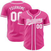 Striped Custom Baseball Jersey with Custom Text and Number