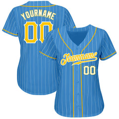 Custom Button Down Baseball Jersey with Player Name and Number