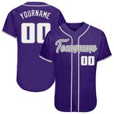 Custom Button Down Baseball Jersey with Personalized Name Number Embroidered Team Logo
