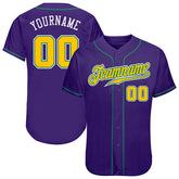 Custom Button Down Baseball Jersey with Custom Name Number
