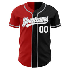 Custom Button Down Baseball Jersey with Player Name and Number for Brothers and Sisters