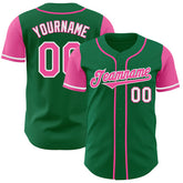Custom Button Down Baseball Jersey with Team Logo and Number for Team Gift