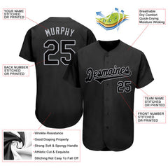 Custom Baseball Uniform with Personalized Team Logo Stitched Printed Name Number