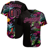 Custom Button Down Baseball Jersey Stitched Printed