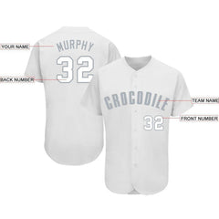 Custom Button Down Baseball Jersey with Custom Team Logo