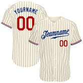 Custom Button Down Baseball Jersey with Player Name and Number
