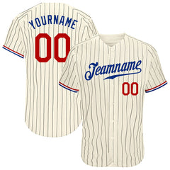 Custom Button Down Baseball Jersey with Player Name and Number