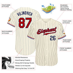 Regular Fit Custom Baseball Jersey with Name and Number