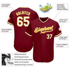 Custom Baseball Shirt with Player Name and Number for Team Captains