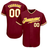 Custom Baseball Shirt with Player Name and Number for Team Captains