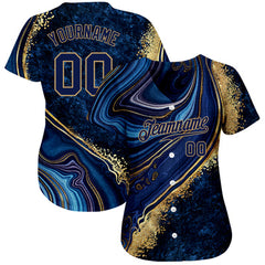 Custom Button Down Baseball Jersey with Personalized Name Number for Birthday Gift
