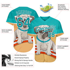 Solid Custom Baseball Jersey Shirt with Name and Number