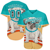 Solid Custom Baseball Jersey Shirt with Name and Number