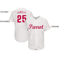 Custom Button Down Baseball Jersey with Player Name and Number