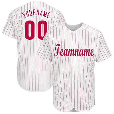 Custom Button Down Baseball Jersey with Player Name and Number