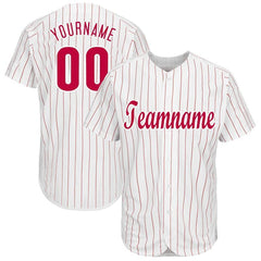 Custom Button Down Baseball Jersey with Player Name and Number