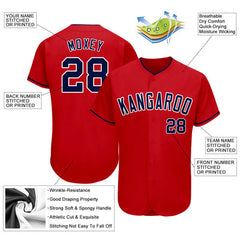 Custom Baseball Shirt with Name Number and Logo for Class Reunion Groups