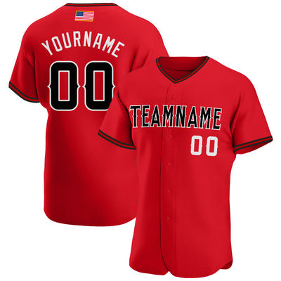 School Team Custom Baseball Jersey with Player Name and Number