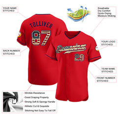 Custom Baseball Jersey Shirt Stitched Printed Name Number