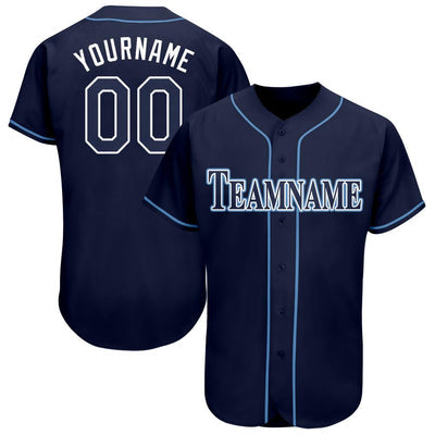 Custom Button Down Baseball Jersey Embroidered Name Number