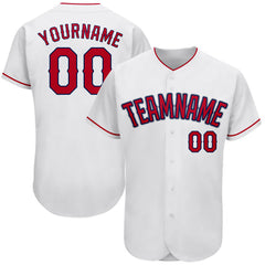 Varsity Style Custom Baseball Uniform with Player Name and Number