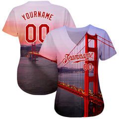 Custom Button Down Baseball Jersey with Personalized Name Number for College Teams