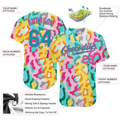 Custom Baseball Team Uniform with Custom Text and Number for Cheer Teams