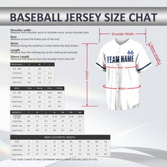 Personalized Baseball Shirt with Custom Name Number Stitched Printed