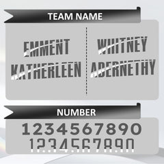 Custom Baseball Jersey with Team Name and Logo for Competition Outfit