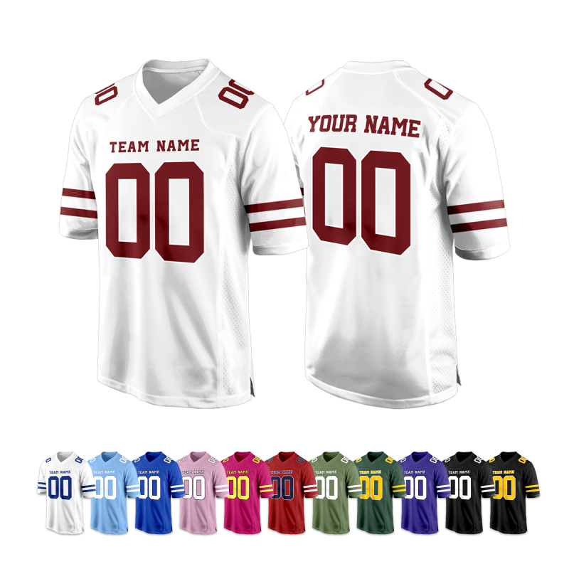 Custom Football Jersey Cropped for Preschool Teams