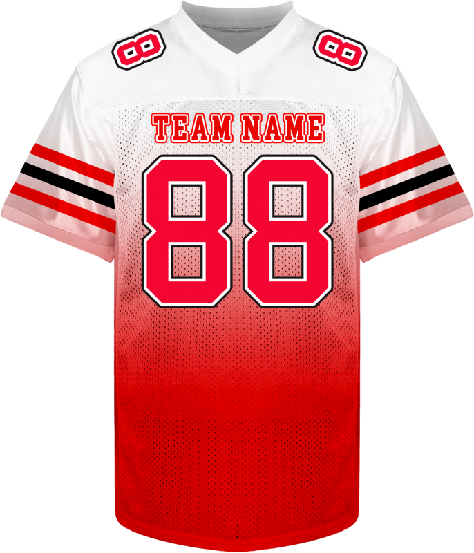 Custom Football Uniform Stitched Printed Name Number for Teams and Players