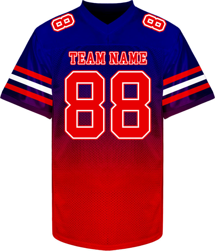 Personalized Team Football Jersey Loose Fit for Men Women Kids