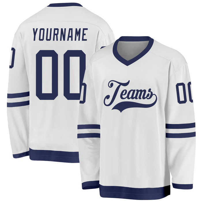 Team Style Personalized Hockey Team Jersey for Hockey Fans with Stitched Printed Name Number Logo for Team Uniforms