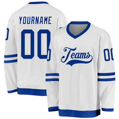 Custom Hockey Team Jersey Athletic for Custom Event Shirt with Custom Logo Name Number for School Teams and Fan Groups