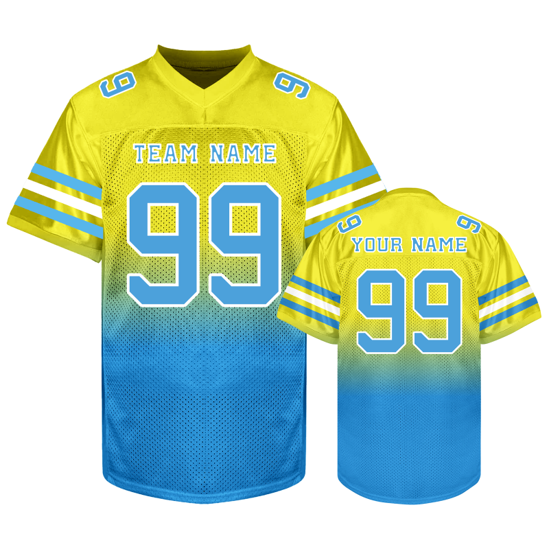 Personalized Football Jersey with Player Name and Number for Football Game