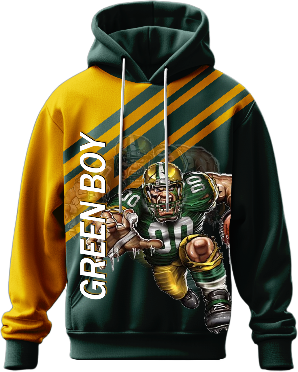 Personalized Printed Hoodie for Trade Show with Printed Logo Name Text
