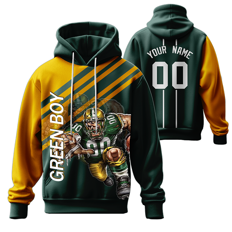 Personalized Printed Hoodie for Trade Show with Printed Logo Name Text