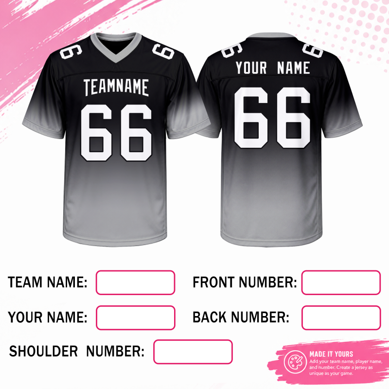 Custom Game Day Football Jersey for Custom Event Shirt