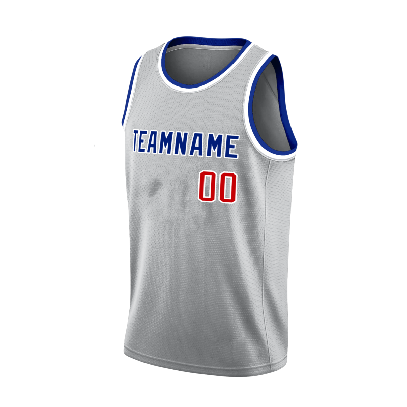 Embroidered and Printed Custom Basketball Shirt with Custom Patch Logo for Basketball Players