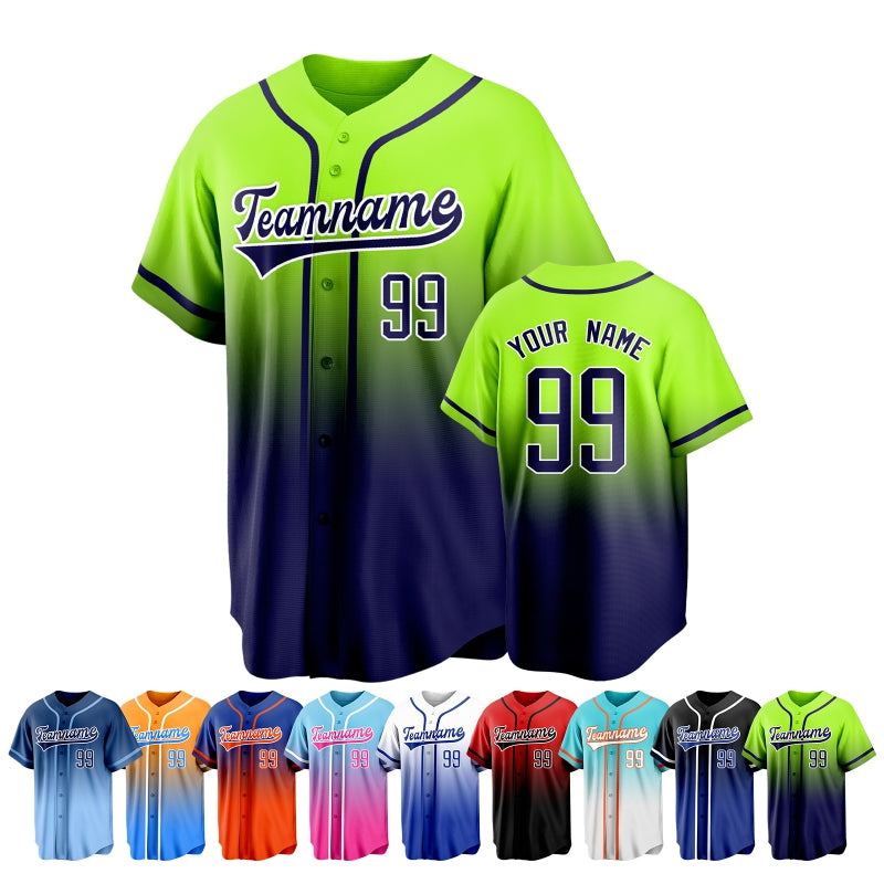 Custom Baseball Jersey Shirt with Team Logo and Number Stitched Printed Name Number